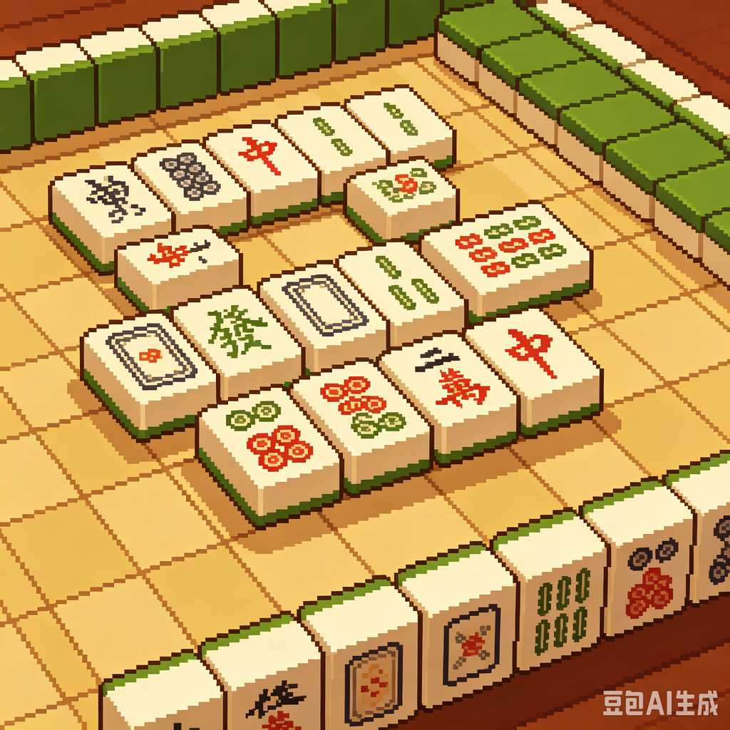simple style mahjong set