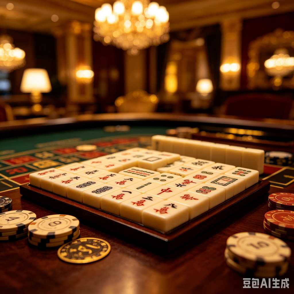 compact mahjong set with case