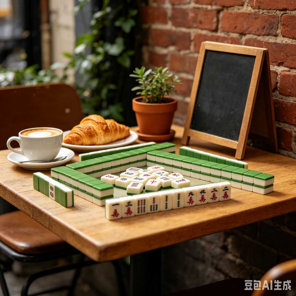 stable print mahjong set